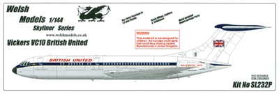 1:144 Vickers VC-10, British United Airways