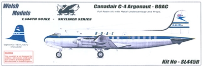 1:144 Canadair C.4 Argonaut, BOAC