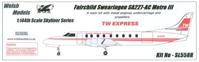 1:144 Sa.227AC Metro III, Trans World Express