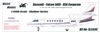 1:144 Dassault Falcon 50EX, US Corporate