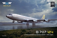 1:144 Boeing 707-120, Continental Airlines (XScale decal)