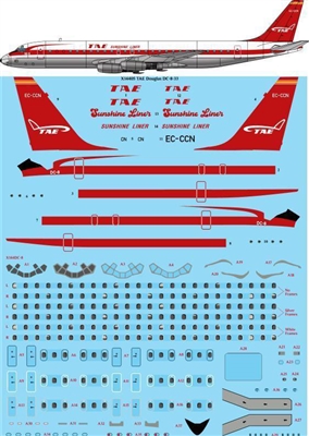 1:144 TAE - Trabajos AÃ©reos y Enlaces Douglas DC-8-33