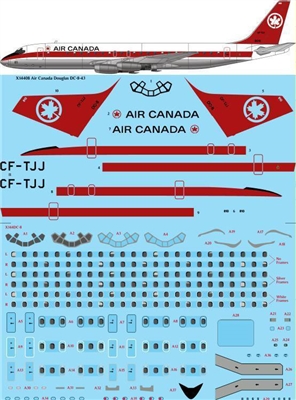 1:144 Air Canada Douglas DC-8-43