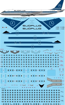1:144 Sudflug Douglas DC-8-33
