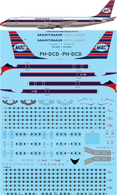 1:144 Martinair Holland Douglas DC-8-33