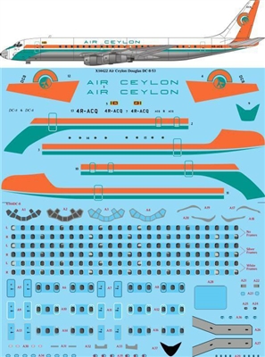 1:144 Air Ceylon Douglas DC-8-53