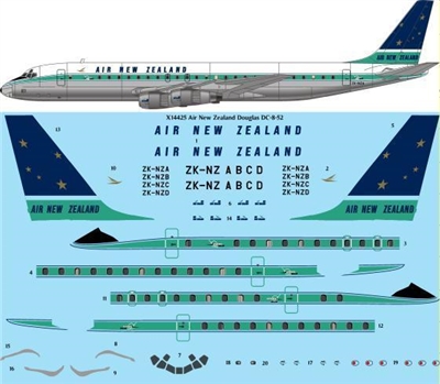 1:144 Air New Zealand (delivery cs) DC-8-50