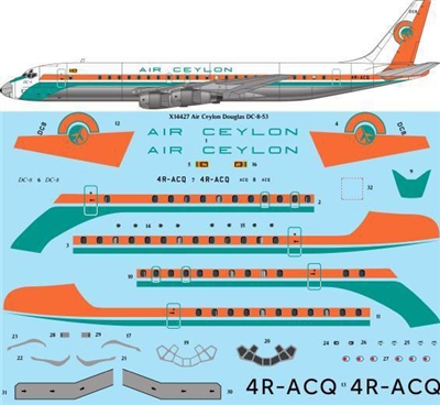 1:144 Air Ceylon Douglas DC-8-53